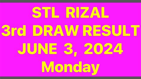 stl rizal result today 8pm|STL RESULTS TODAY .